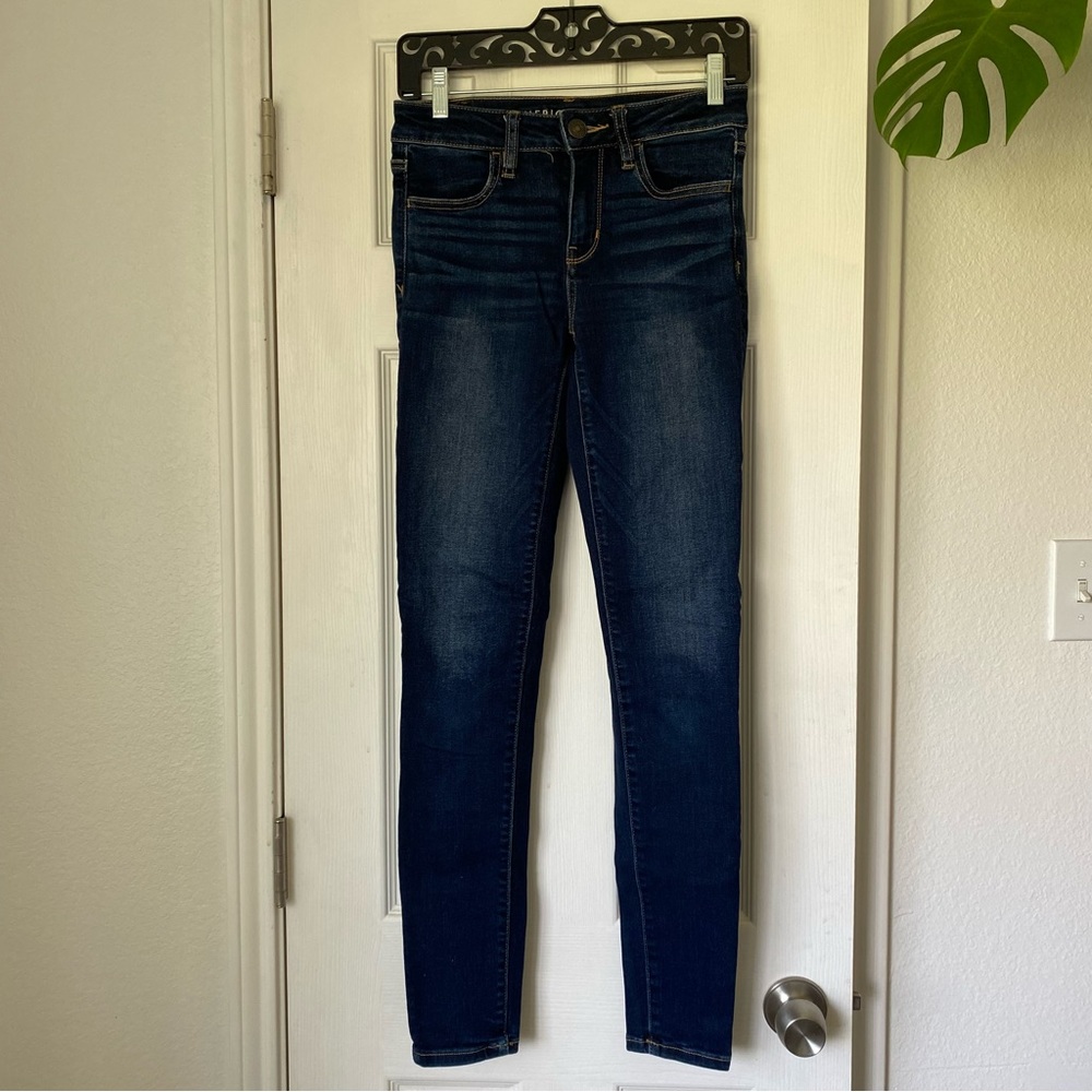 American Eagle Size 4 Long Jegging Next Level Stretch